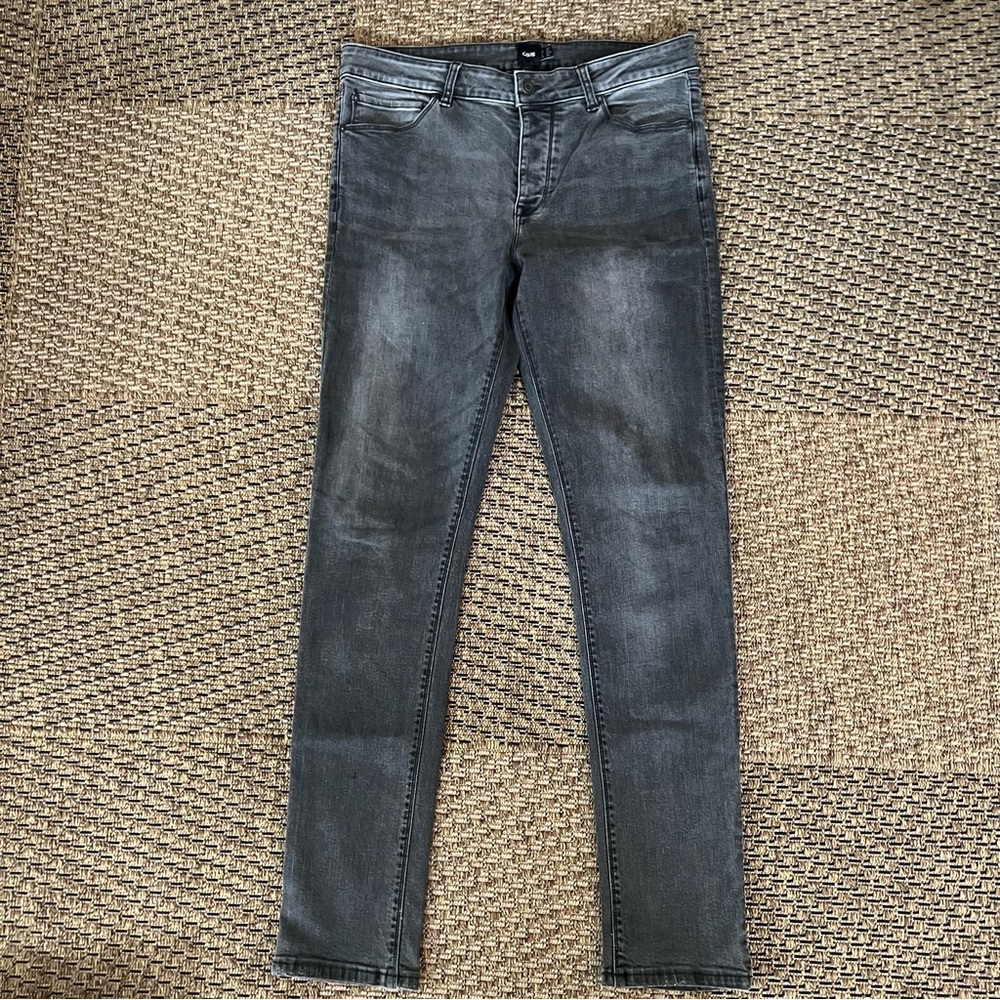 ASOS Men’s Black Washed Jeans-32x32